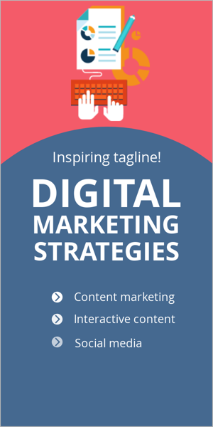 Szablon reklamy banerowej — Digitales Marketing — Ihre kreativen Anzeigen auf allen Geräten