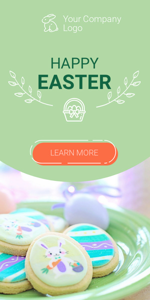 Szablon reklamy banerowej — Frohe Ostern!