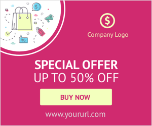 Special Offer — up to 50% OFF