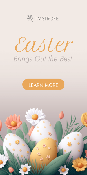 Szablon reklamy banerowej — Ostern bringt das Beste hervor — Osternest