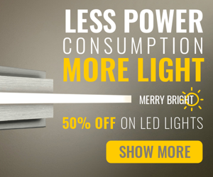 Less Power Consumption More Light — 50% Off On Led Lights