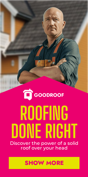 Banner ad template — Roofing Done Right — Discover The Power Of A Solid Roof Over Your Head