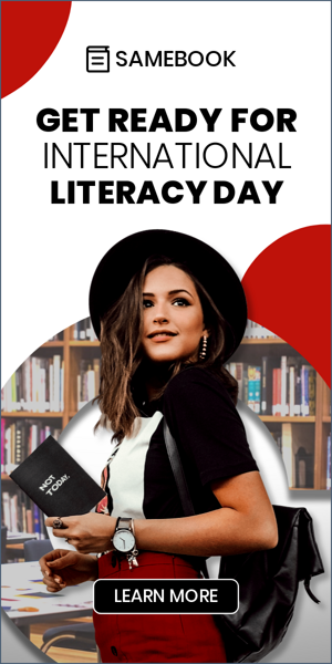 Banner ad template — Get Ready For International Literacy Day — Education