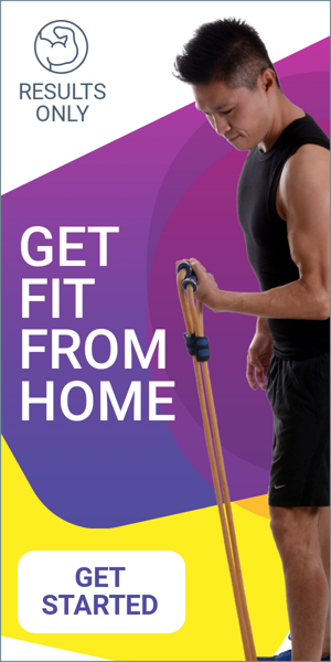 Banner ad template — Get Fit From Home — Get Started