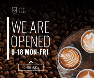 We Are Opened — 9-18 Mon-Fri