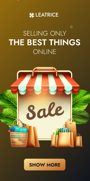Banner ad template — Selling Only The Best Things — E-Commerce