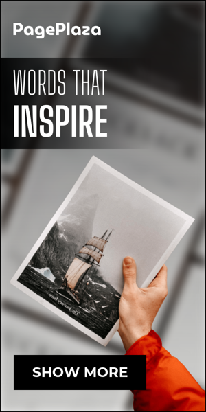 Banner ad template — Words That Inspire  — Books & Magazines