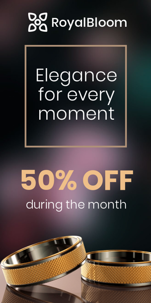 Шаблон рекламного банера — Elegance For Every Moment — 50% Off During The Month