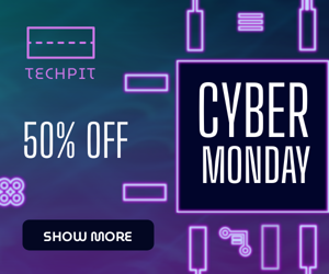 Cyber Monday — 50% Off Electronic