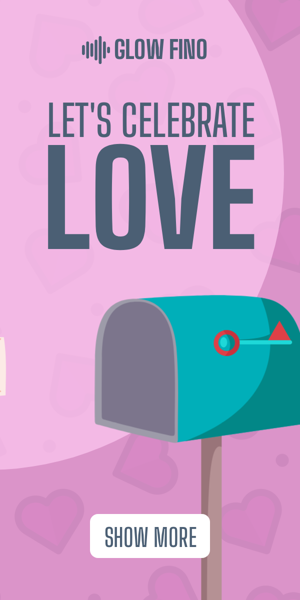 Banner ad template — Let's Celebrate Love — Mailbox