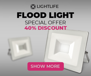 Flood Light — Special Offer 40% Discount