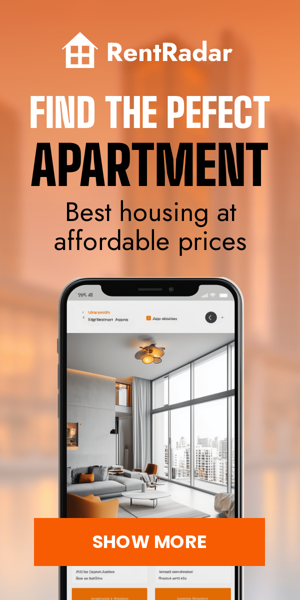 Banner ad template — Find The Perfect Apartment — Best Housing At Affordable Prices
