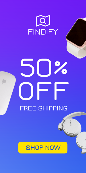 Banner ad template — Cyber Monday — 50% Off Free Shipping