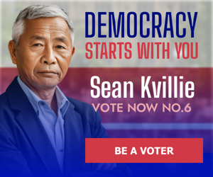 Democracy Starts With You Sean Kvillie Vote Now NO.6 — Election Day