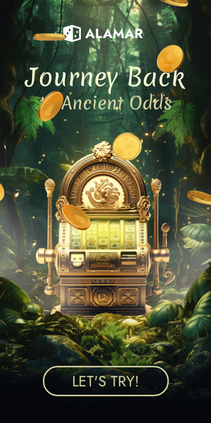 Banner ad template — Journey Back To Ancient Odds — Gambling