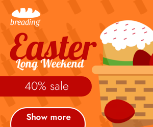 Easter Long Weekend — 40% Sale
