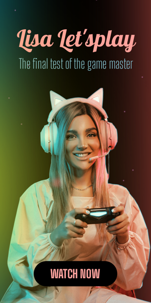 Шаблон рекламного банера — Lisa Let'splay — Останнє випробування Майстра гри