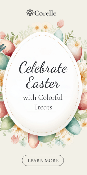 Banner ad template — Celebrate Easter With Colourful Treats — Easter