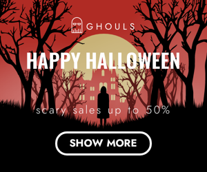 Happy Halloween — Scary Sales Up To 50%
