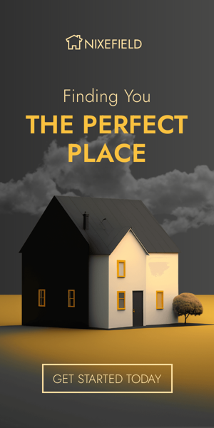 Banner ad template — Finding You The Perfect Place — Real Estate