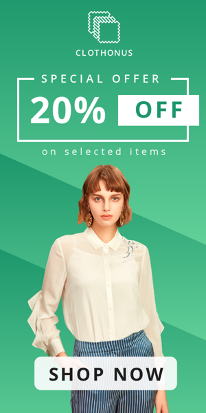 Banner ad template — Special Offer on Selected Items — Fashion Sales & Deals