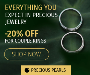 Everything You Expect In Precious Jewelry — 20% Off For Couple Rings