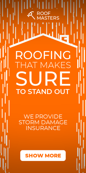 Banner ad template — Roofing That Makes Sure To Stand Out — We Provide Storm Damage Insurance