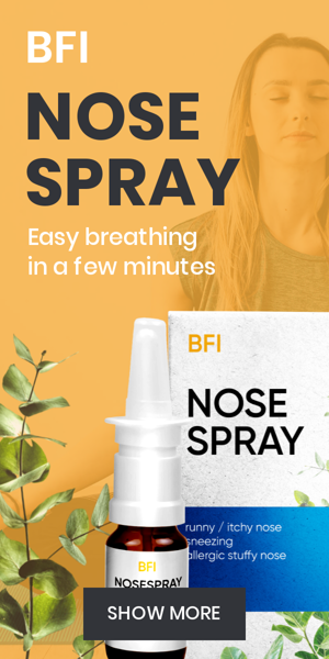 Banner ad template — Have A Cold? — Nose Spray Easy Breathing In A Few Minutes