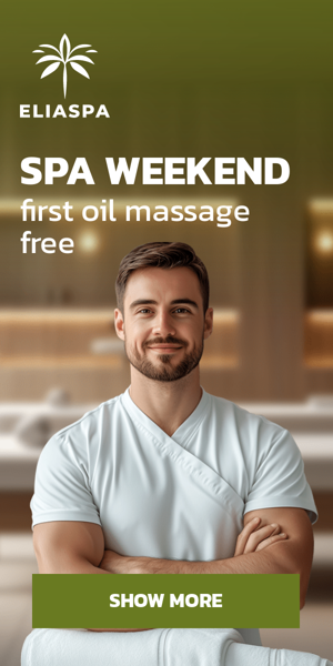 Szablon reklamy banerowej — Spa-Wochenende — Erste Ölmassage kostenlos