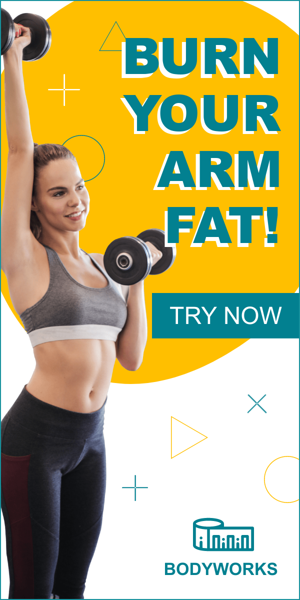 Szablon reklamy banerowej — Verbrennen Sie Ihren Armfett — Fitness für Frauen