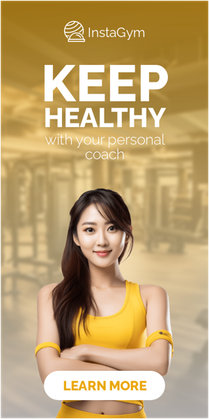 Banner ad template — Keep Healthy — With Your Personal Coach