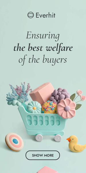 Banner ad template — Ensuring The Best Welfare Of The Buyers — E-Commerce