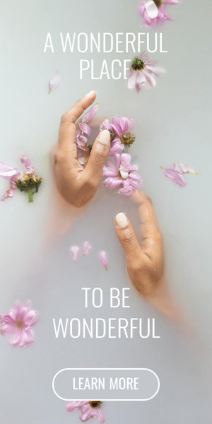 Banner ad template — A Wonderful Place To Be Wonderful — Spa
