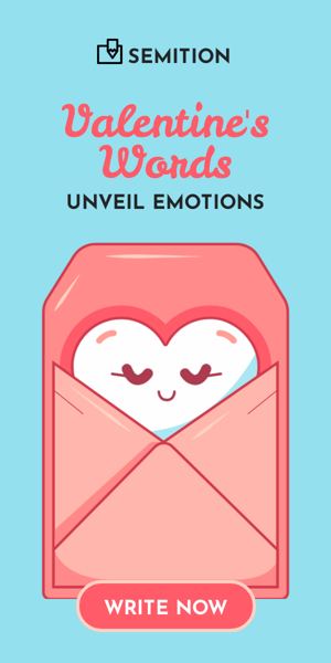Szablon reklamy banerowej — Valentinstagsworte enthüllen Emotionen — Valentinstag