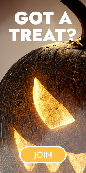 Szablon reklamy banerowej — Hast du ein Leckerli? — Halloween