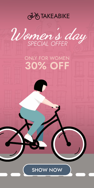 Szablon reklamy banerowej — Specjalna oferta z okazji Dnia Kobiet — Tylko dla kobiet 30% zniżki