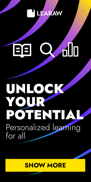 Banner ad template — Unlock Your Potential Personalised Learning For All — Start-up