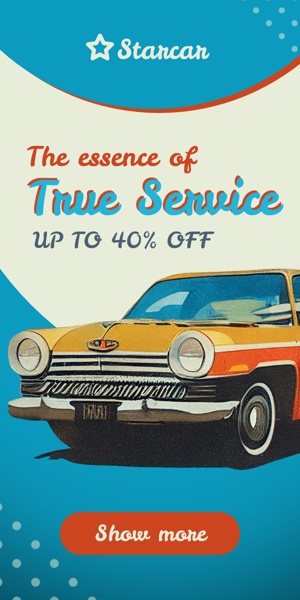 Banner ad template — The Essence Of True Service — Up To 40% Off