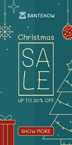 Banner ad template — Christmas Sale — Up To 30% Off