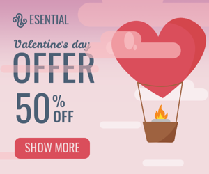 Valentine's Day Offer — 50% Off