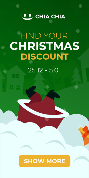 Szablon reklamy banerowej — Finde deinen Weihnachtsrabatt — 25.12 - 5.01