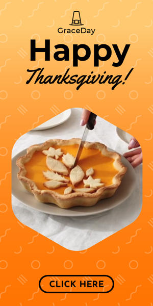 Banner ad template — Happy Thanksgiving — Holiday