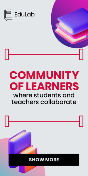 Banner ad template — Community Of Learners — Where Students And Teachers Collaborate