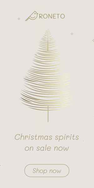 Banner ad template — Christmas Spirits On Sale Now — Christmas