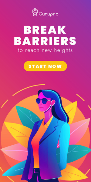 Banner ad template — Break Barriers — To Reach New Heights