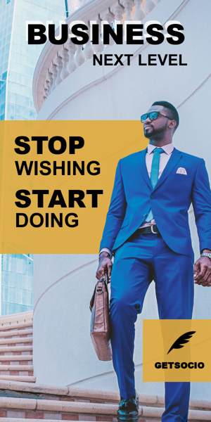 Banner ad template — Business Next Level  —  Stop Wishing Start Doing