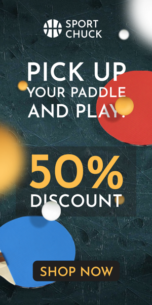 Шаблон рекламного банера — Візьми весло і грай! — знижка 50%