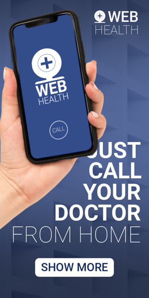 Banner ad template — Just Call Your Doctor From Home — Clinic