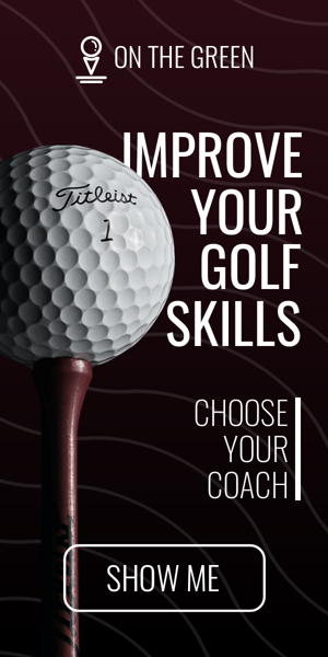 Banner ad template — Improve Your Golf Skills — Choose Your Coach