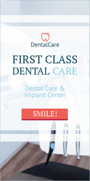 Banner ad template — First Class Dental Care